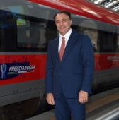 Gli auguri di Pietro Diamantini, direttore Business Alta Velocità di Trenitalia,  per i 60 anni di Fiavet 